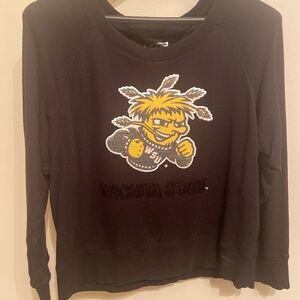 Sequined Wichita State Long Sleeve Shirt